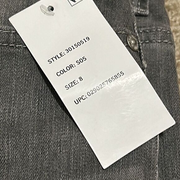 Gloria Vanderbilt Women's 8 Amanda Slimming Skinny Jeans Gray Stretch Denim New - Picture 3 of 11